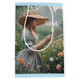 Bolsa De Regalo Mediana Cumpleaños Dulces 16 Vintage