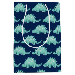 Bolsa De Regalo Mediana Cumpleaños infantil de dinosaurio Stegosaurus