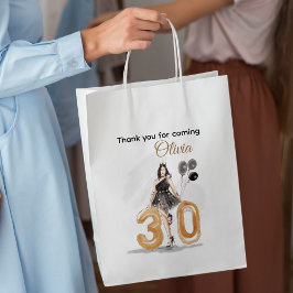 Bolsa De Regalo Mediana cumplir 30 años, feliz 30 años