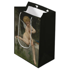 Bolsa De Regalo Mediana Cupido con mariposa (por Bouguereau)