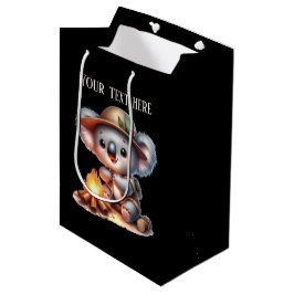 Bolsa De Regalo Mediana Curte camping Koala añadir texto