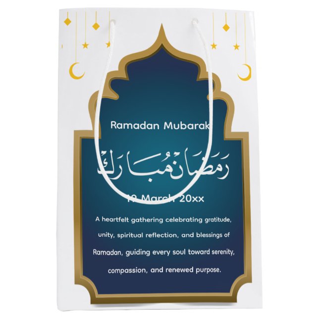 Bolsa De Regalo Mediana Cut Eid Mubara (Anverso)
