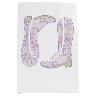 Bolsa De Regalo Mediana Cute Cowboy Boots