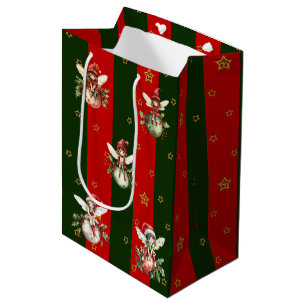 Bolsa De Regalo Mediana Cute Fairies sobre los adornos de Navidad