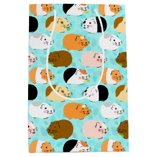 Bolsa De Regalo Mediana Cute Guinea Pig Pattern