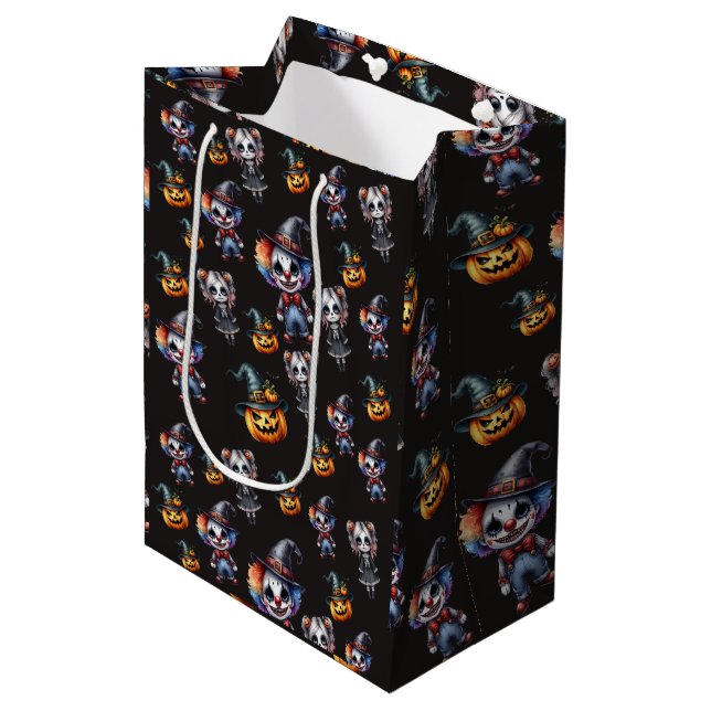 Bolsa De Regalo Mediana Cute Halloween (Angulo Anverso)