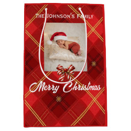 Bolsa De Regalo Mediana Cute Little Elves - Personalized Christmas 