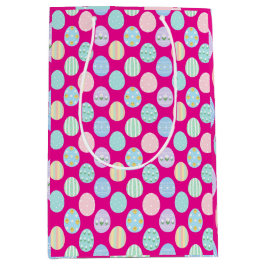 Bolsa De Regalo Mediana Cute Pastel Easter Eggs Pattern 