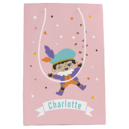 Bolsa De Regalo Mediana Cute Pietje con nombre y pepernoten