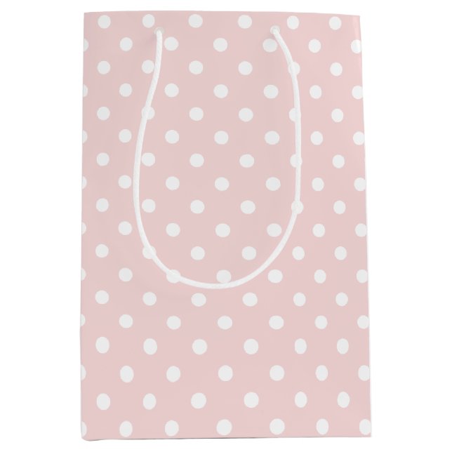 Bolsa De Regalo Mediana Cute polka Dots (Anverso)