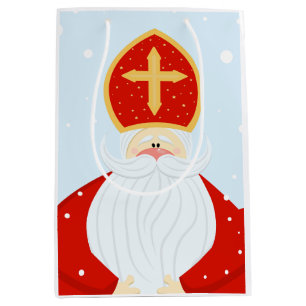 Bolsa De Regalo Mediana Cute Saint Nicholas