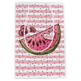 Bolsa De Regalo Mediana Cute Watermelon Tema Fiesta de cumpleaños
