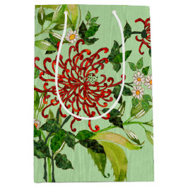 Bolsa De Regalo Mediana Daisies acuarelas y mariposas v2