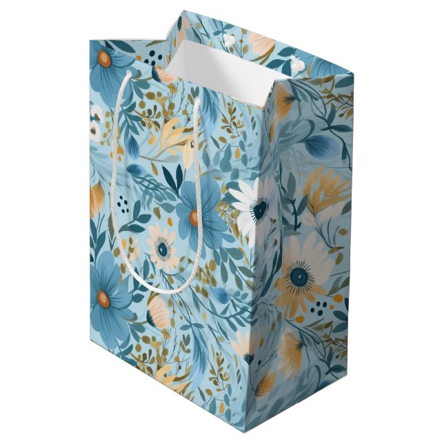 Bolsa De Regalo Mediana Daisy Meadow Design (Angulo reverso)