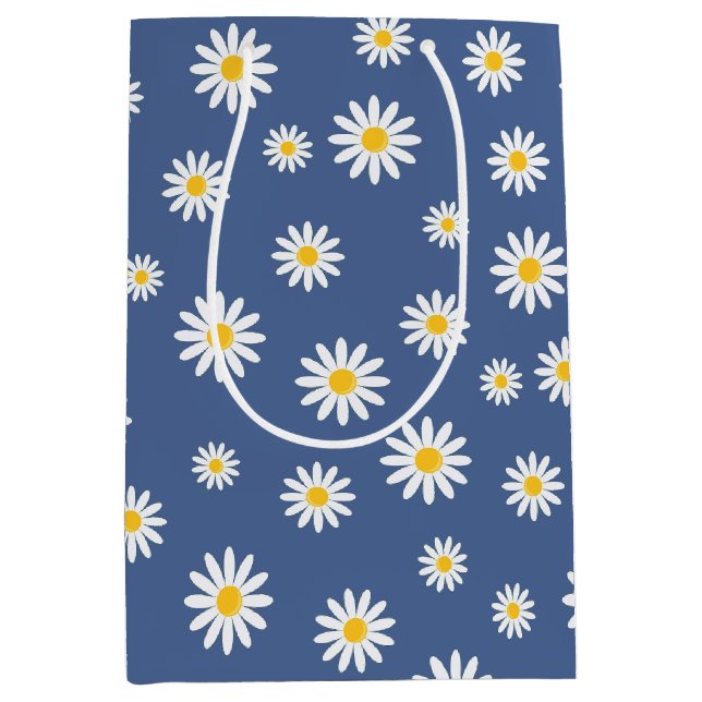 Bolsa De Regalo Mediana Daisy Meadows Blue (Anverso)