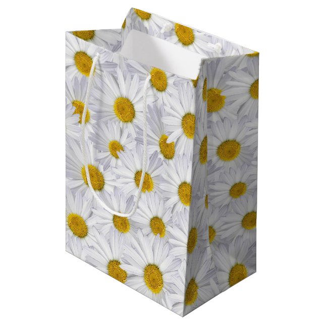 Bolsa De Regalo Mediana Dalias de Cumpleaños (Angulo Anverso)
