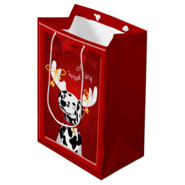 Bolsa De Regalo Mediana Dalmatian Deer Dog Fun MGB