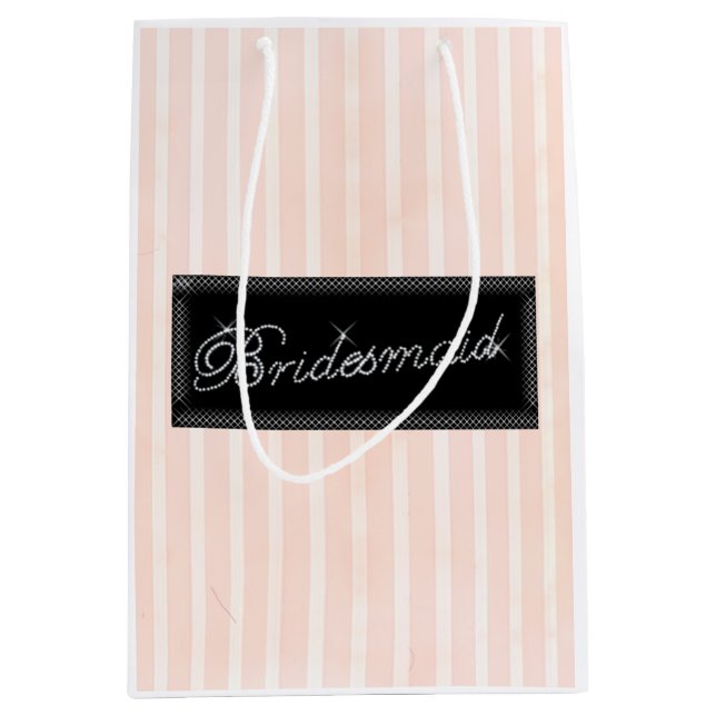 Bolsa De Regalo Mediana Dama de honor (Anverso)