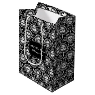 Bolsa De Regalo Mediana Damasco muerto - bolso de encargo del regalo del