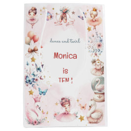 Bolsa De Regalo Mediana Danza y vuelta lindo bailarina ballet niño cumplea