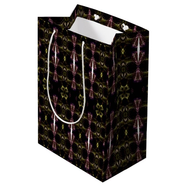 Bolsa De Regalo Mediana dark green, purple anytime Gift Bag (Angulo reverso)