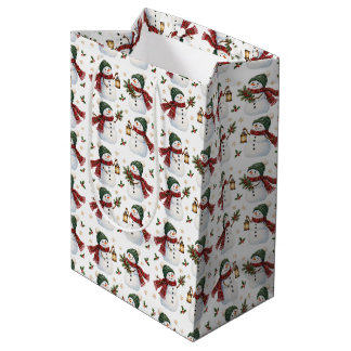 Bolsa de regalo mediana de bienvenida de invierno