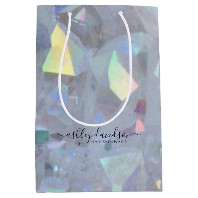 Bolsa de regalo mediana de cristal de cuarzo Angel (Anverso)