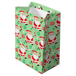 Bolsa de regalo mediana de Disc Golf Navidad