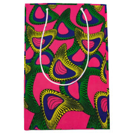 Bolsa de regalo mediana de estampado africano