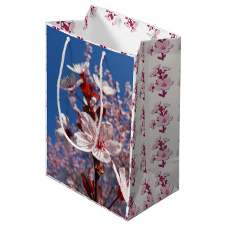 Bolsa de regalo mediana de floración primaveral po