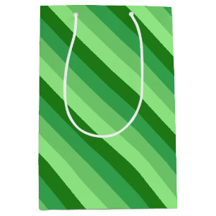 Bolsa de regalo mediana de hierba verde