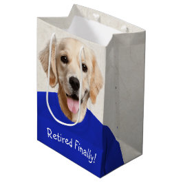 Bolsa de regalo mediana de humor de jubilación de
