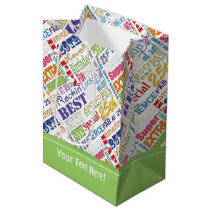 Bolsa De Regalo Mediana De la fiesta regalos únicos y 25tos de cumpleaño