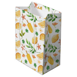 Bolsa de regalo mediana de limones y paletas de ac