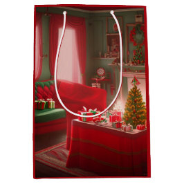 Bolsa de regalo mediana de Navidad
