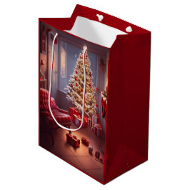 Bolsa de regalo mediana de Navidad