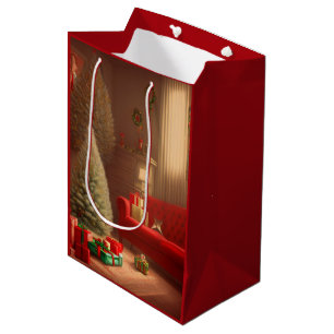 Bolsa de regalo mediana de Navidad