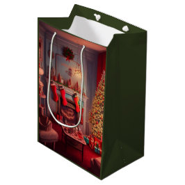 Bolsa de regalo mediana de Navidad