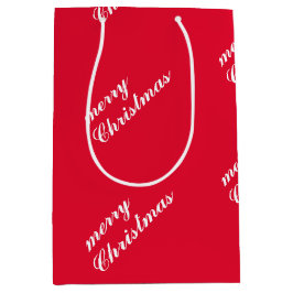 Bolsa de regalo mediana de Navidad Alegría Navideñ