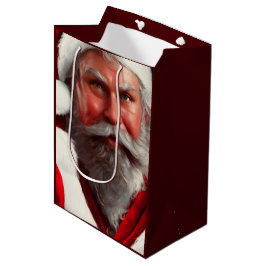 Bolsa de regalo mediana de Papá Noel