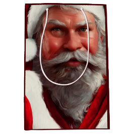 Bolsa de regalo mediana de Papá Noel