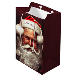 Bolsa de regalo mediana de Santa Claus