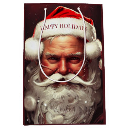 Bolsa de regalo mediana de Santa Claus