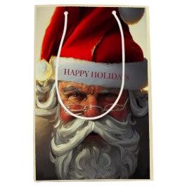 Bolsa de regalo mediana de Santa Claus