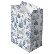 Decoración de Jack Russell con Toile Azul