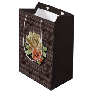 Bolsa De Regalo Mediana Decoración de la Academia de Cuero 3D
