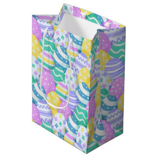 Bolsa De Regalo Mediana Decorated Easter Eggs Colorful Background