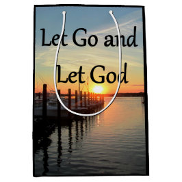 BOLSA DE REGALO MEDIANA DEJEMOS IR Y DEJAR QUE DIOS SE SOLTE.