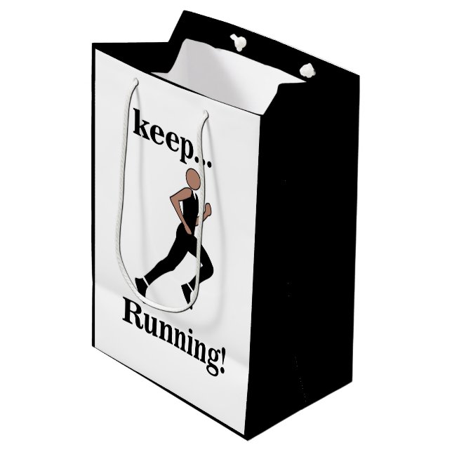 Bolsa De Regalo Mediana Deportes de Runner (Angulo Anverso)