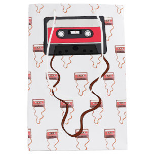 Bolsa De Regalo Mediana Desenganche la cinta mixtape Retro Vintage